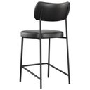 Ver imagem 4 de Banqueta Baixa Bar Cozinha Sala de Jantar Preto Melina L02 Couríssimo Preto - Lyam Decor