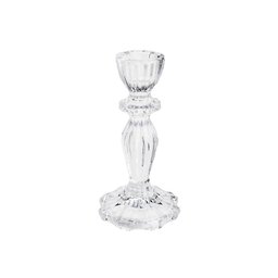 Candelabro Castiçal de Vidro Argos 8cm X 16cm - Rojemac - 1