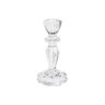 Candelabro Castiçal de Vidro Argos 8cm X 16cm - Rojemac - 1