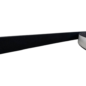 Moldura Painel Ripado Eva Autocolante Liso 2,5cmx5mm 5 Mts - Preto