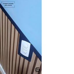 Moldura Painel Ripado Eva Autocolante Liso 2,5cmx5mm 5 Mts - Preto - 5