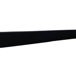 Moldura Painel Ripado Eva Autocolante Liso 2,5cmx5mm 5 Mts - Preto - 2