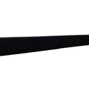 Ver imagem 2 de Moldura Painel Ripado Eva Autocolante Liso 2,5cmx5mm 5 Mts - Preto