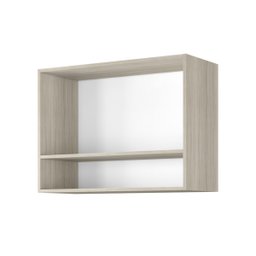 Armario Aereo Cozinha 2 Portas 0,80 Cm com Nicho Alice Hr Móveis - 3