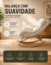 Ver imagem 5 de Easy Cozy Poltrona de Balanço com Apoio para Os Pés – Conforto e Relaxamento Bege