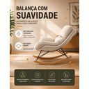 Ver imagem 5 de Easy Cozy Poltrona de Balanço com Apoio para Os Pés – Conforto e Relaxamento Bege