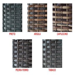 Conjunto Cadeiras e Mesa Centro + Espreguiçadeira em Alumínio Trama Original - 2