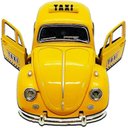 Ver imagem 7 de Super Carrinho Fusquinha Taxi Amarelo Miniatura Fusca 12 Cm Decoração Coleção