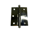 Ver imagem 2 de Cartela de Dobradiças C/ 3 Unidades - 3.1/2x3" - Rf 5535 - Aço Cromado - Metalúrgica Rodrigues