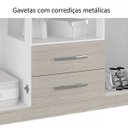 Ver imagem 6 de Guarda-Roupa Casal 6 Portas e 2 Gavetas Fortaleza