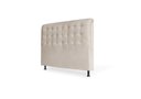 Ver imagem 1 de Cabeceira De Cama Box Ana Queen 160cm X 118cm Suede Bege Ms Decor