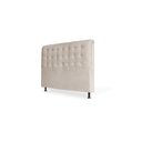 Ver imagem 1 de Cabeceira De Cama Box Ana Queen 160cm X 118cm Suede Bege Ms Decor