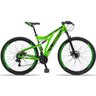 Bicicleta Z-FULL Aro 29 Quadro Alumínio 21 Marchas Câmbio Shimano Freio a Disco Hidráulico - - Verde - 1