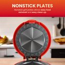 Ver imagem 5 de Elite Gourmet Eqd-118 Quesadilla Maker Elétrica 28cm Vermelha