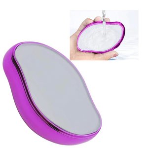 Pedra Depiladora Cristal Magico Indolor Esfoliante Remove Pelos Corpo Rosto Braço Pernas Reutilizave