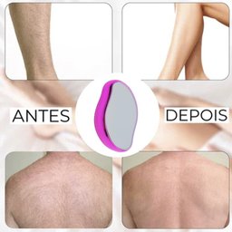 Pedra Depiladora Cristal Magico Indolor Esfoliante Remove Pelos Corpo Rosto Braço Pernas Reutilizave - 8