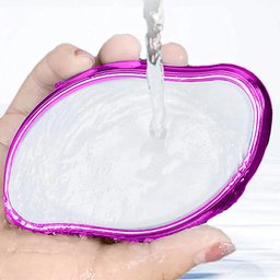 Pedra Depiladora Cristal Magico Indolor Esfoliante Remove Pelos Corpo Rosto Braço Pernas Reutilizave - 9