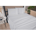 Ver imagem 2 de Jogo de Lençol Completo Casal King Size Versatile Ponto Palito 4 Peças Micropercal 300 Fios Cinza