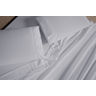 Jogo de Lençol Completo Casal King Size Versatile Ponto Palito 4 Peças Micropercal 300 Fios Cinza - 3