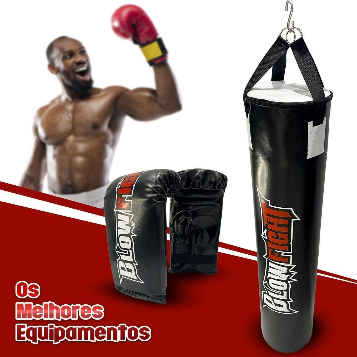 Saco de Boxe Profissional/ Lona Impermeável 90 Cheio+ 1 | MadeiraMadeira