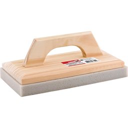Desempenadeira madeira 14,0x27cm com espuma - Nove54 - 1
