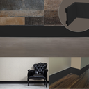 Ver imagem 4 de Kit 10 Barras Rodapé de Poliestireno 7 Cm Altura Preto Liso (13mm X 2 Metros)