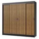 Ver imagem 3 de Guarda-roupa Casal Madesa Austin 4 Portas de Correr 3 Gavetas