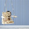 Papel de Parede Chevron Azul Quarto Menino Rolo 3m - 3