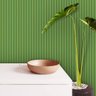 Papel de Parede Adesivo Ripado Maçã Verde Fino Gh Papel de Parede 2,8m - 2