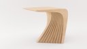 Ver imagem 1 de Mesa de Cabeceira Ripado Bellator Design ou Lateral de Sofá Ripado