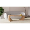 Ver imagem 4 de Mesa de Cabeceira Ripado Bellator Design ou Lateral de Sofá Ripado