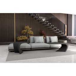 Mesa de Cabeceira Ripado Bellator Design ou Lateral de Sofá Ripado - 5