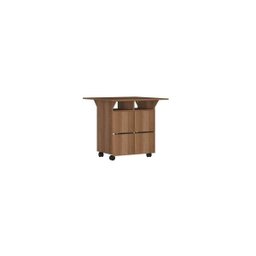Mesa de Jantar 4 Lugares Quadrado Tampo Dobrável MDP - 4