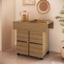 Ver imagem 6 de Mesa de Jantar 4 Lugares Quadrado Tampo Dobrável MDP Mel