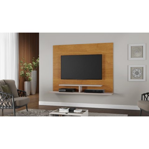 Painel para Tv até 56" Sion com Nicho para Eletrônicos:cinamomo/off