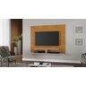 Painel para Tv até 56" Sion com Nicho para Eletrônicos:cinamomo/off - 1