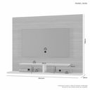 Ver imagem 3 de Painel para Tv até 56" Sion com Nicho para Eletrônicos:cinamomo/off