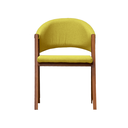 Ver imagem 1 de Cadeira de Jantar Essencial Luxo - Veludo Amarelo