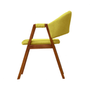 Ver imagem 3 de Cadeira de Jantar Essencial Luxo - Veludo Amarelo