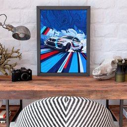 Quadros de Decoração Arte Exclusiva Quarto Criativo Bmw M2 - 3