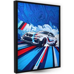 Quadros de Decoração Arte Exclusiva Quarto Criativo Bmw M2 - 1
