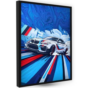 Quadros de Decoração Arte Exclusiva Quarto Criativo Bmw M2