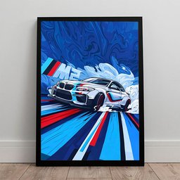 Quadros de Decoração Arte Exclusiva Quarto Criativo Bmw M2 - 2