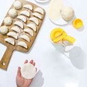 Ver imagem 2 de Maquina de Pastel Massa Ravioli Molde Bolinho Gyoza Casa Cozinha Restaurante Lanchonete Preparo Refe