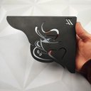 Ver imagem 3 de Mãos Francesas Organemtadas 20cm Cantinho do Coffee Lover Coração Preto Aço Zarg