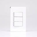 Ver imagem 1 de Interruptor Triplo Simples Margirius Infiniti Cor:branco