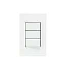 Ver imagem 2 de Interruptor Triplo Simples Margirius Infiniti Cor:branco