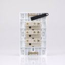 Ver imagem 4 de Interruptor Triplo Simples Margirius Infiniti Cor:branco