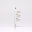 Ver imagem 3 de Interruptor Triplo Simples Margirius Infiniti Cor:branco