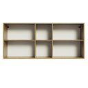 Ver imagem 2 de Armário Aéreo 150 Cm 2 Portas E 2 Nichos RusticRustic